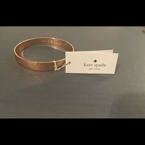 Kate Spade ♠️ Rose Gold Bangle Bracelet.